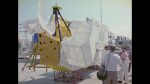 Shuttle: STS-48 - Upper atmosphere research satellite walk around with astronauts Hilmer, Thuot, and Harbaugh
