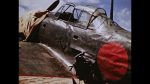 Saipan: R-539 - Land action, beach head, damaged Japanese airfield, convoy