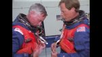 Shuttle: STS-27 - Crew post insertion/de-orbit prep in cct. Part 1 of 2. Gibson,Gardner, Mullane,Ross, Shepard.